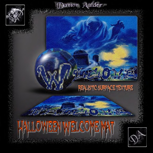 NuTec: Death Rip Halloween Welcome Mat