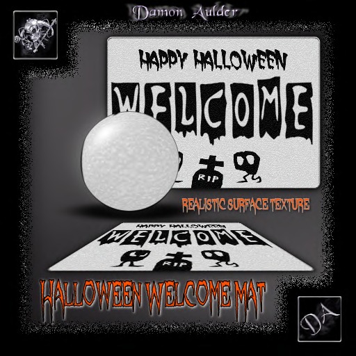 NuTec: Banner Halloween Welcome Mat 