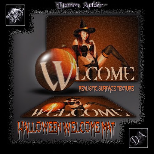 NuTec: Sexy Witch Halloween Welcome Mat