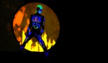 NEON Neon  blue zOMBIE