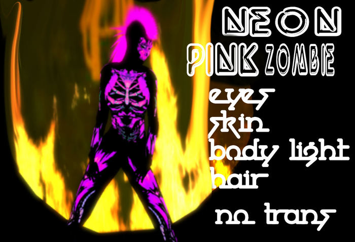 Neon Pink ZOMBIE
