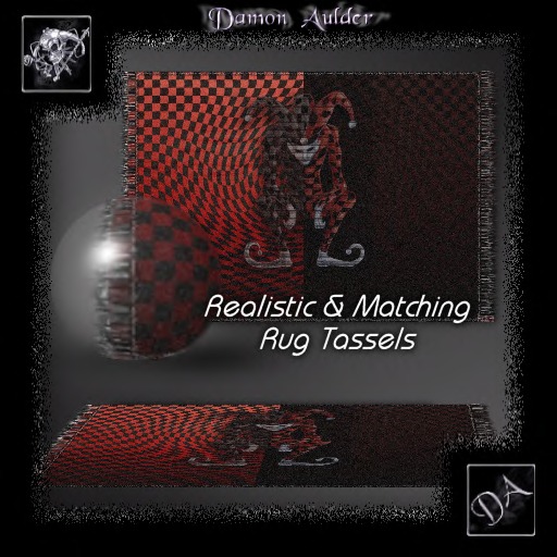 NuTec: Jester Of Red And Black Rug