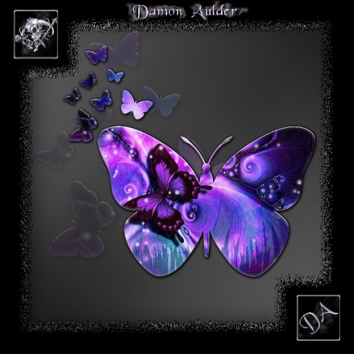 NuTec: Violent Dreams Butterfly Wall Art
