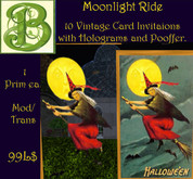 3A 10 MT Flying Witch invitations