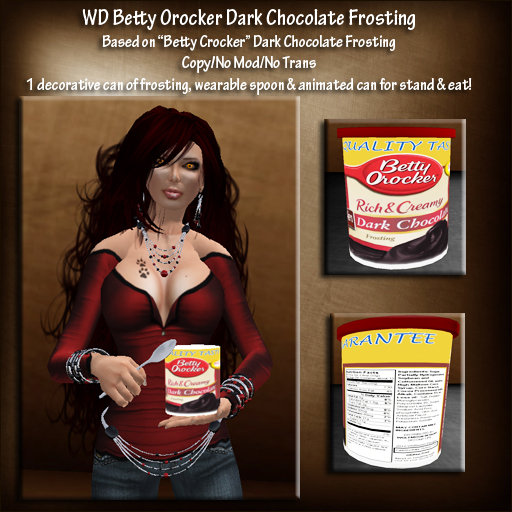 WD Betty Orocker Frosting