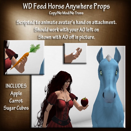 WD Feed Horse Anywhere Props