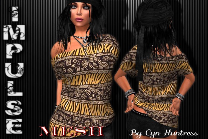 *CYN* TIGER AFRICAN TSHIRT (MESH)