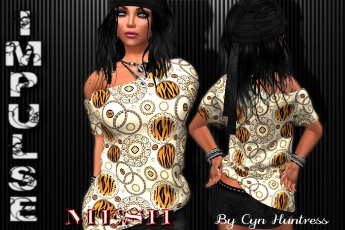 *CYN* TIGER CIRCLES TSHIRT (MESH)