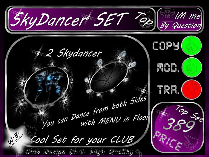Sky Dancer 1 >> Top Set Sky Dancer <<