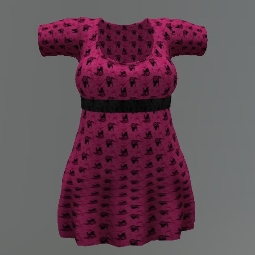 Pink Reaper Mesh Dress box