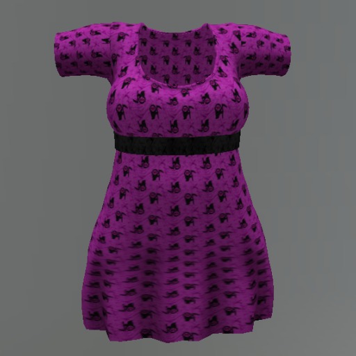 Magenta Reaper Mesh Dress box