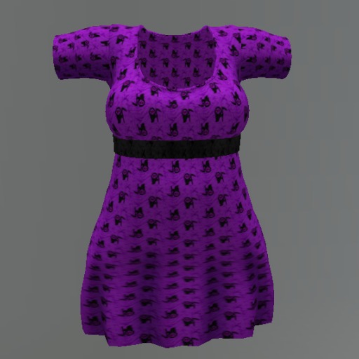Purple Reaper Mesh Dress box