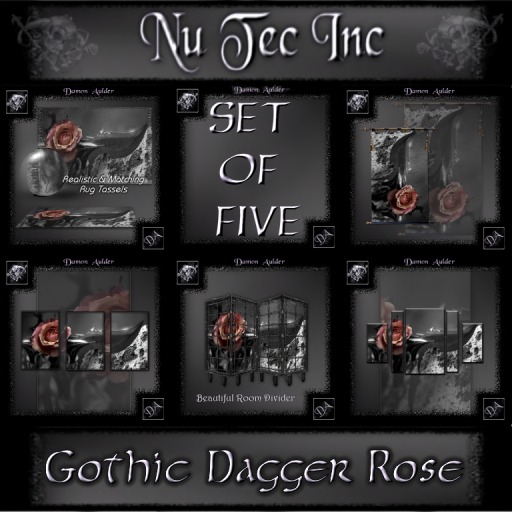 NuTec: Gothic Dagger Rose Full Set