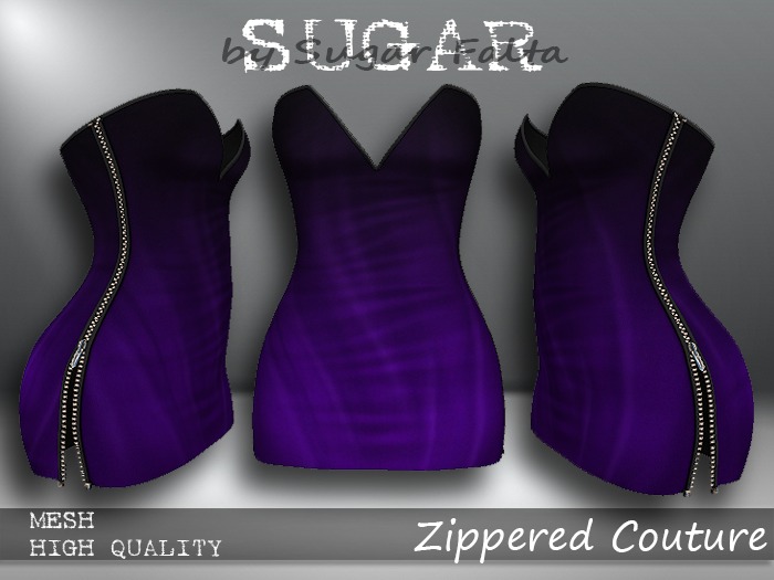 SUGAR Zippered Couture PLUM RADIANCE