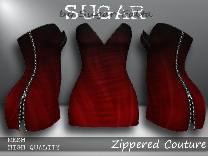 SUGAR Zippered Couture CRIMSON RADIANCE