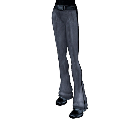 Space Legion Uniform Pants (Gray) With Sculpted Flares