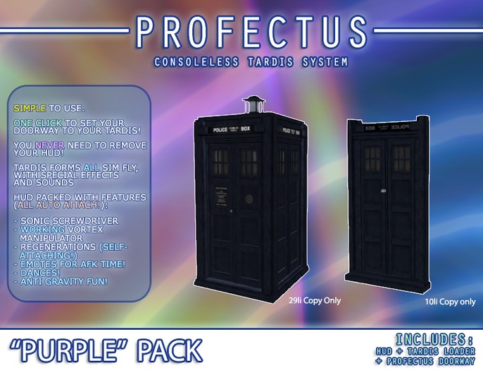 Profectus Crate: Wood TARDIS Pack