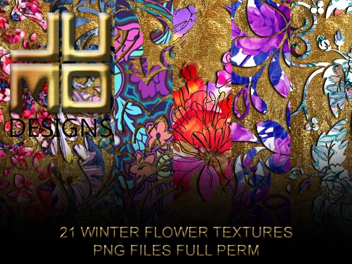 .:JUMO:. Winter Flower Textures - SALE