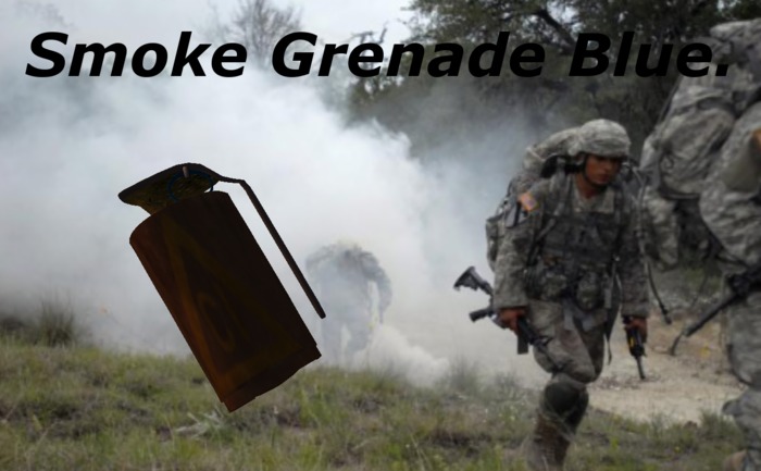 Smoke Grenade Blue