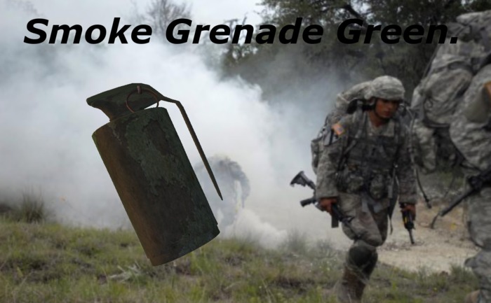Smoke Grenade Green