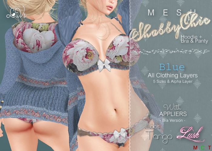 [LuVs] ShabbyChic Cardi Set Blue + Tango Lush Appliers