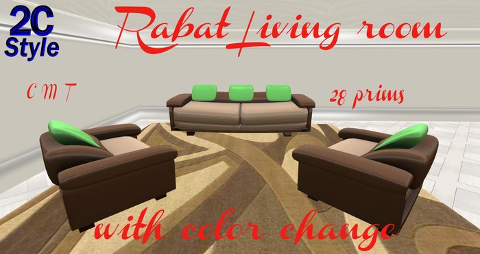 2C STYLE-- Rabat Living room