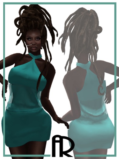 [AR] Turquoise dream dress