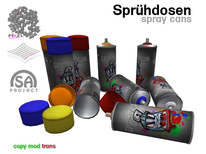 SA MESH spray cans (DEMO)