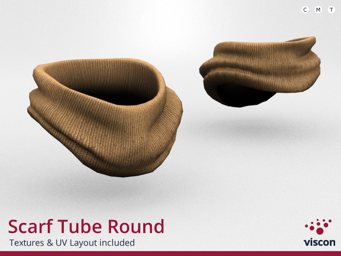 *viscon* Mesh Scarf Tube Round