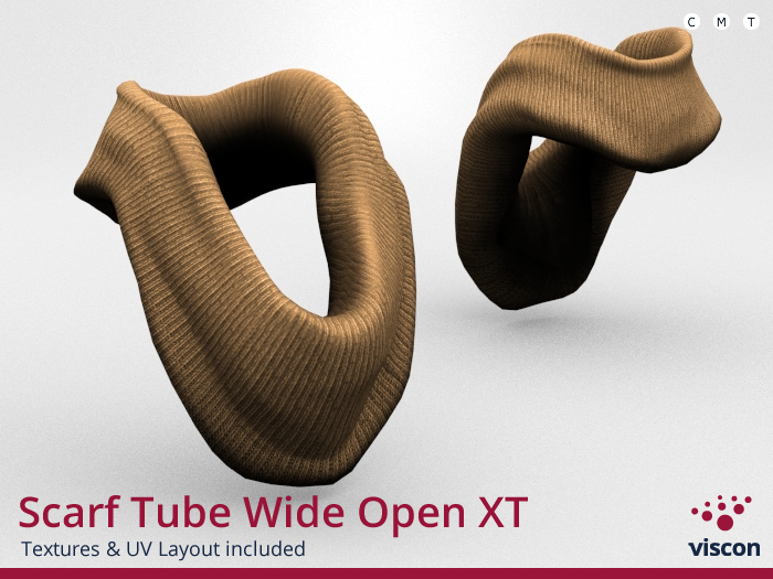 *viscon* Mesh Scarf Tube Wide Open XT
