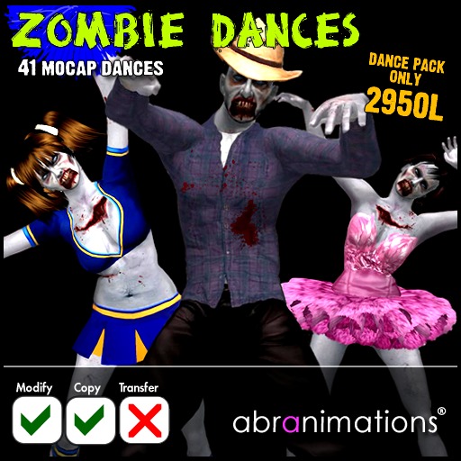 * Zombie Dance Animations - 41 Mocap Dances *