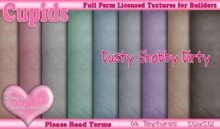 *Cupids Textures * 14 DUSTY SHABBY DIRTY