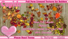 *Cupids Textures * 16 FALL LEAF PILES