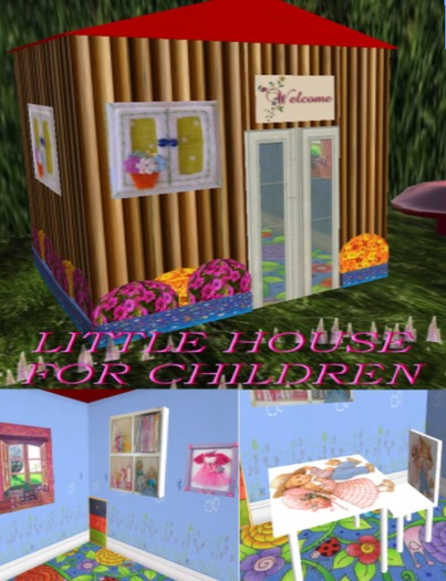 FULL PERM LITTLE HOUSE FOR CHILDREN