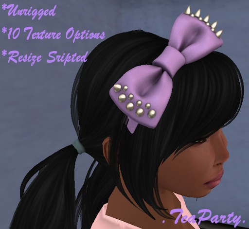 .TeaParty. Spiked HairBow v1