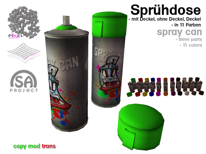 SA MESH spray can (DEMO)