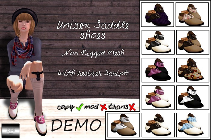 Unisex Saddle Shoes (mesh) DEMO - even.flow