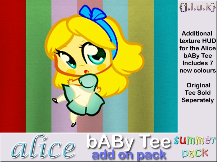 {j.l.u.k} bABy Tee - Alice Summer Pack