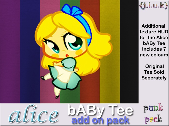 {j.l.u.k} bABy Tee - Alice Punk HUD