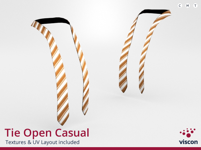 *viscon* Mesh Tie Open Casual