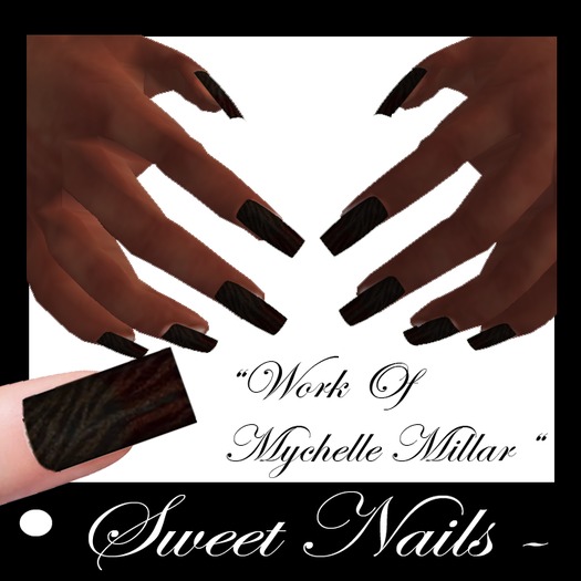 Long Nails 06 Colllection Zebra Color Pink