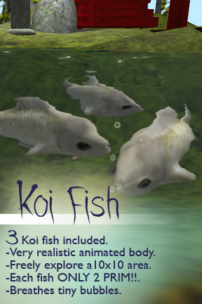 Japanese Koi Fish (White)