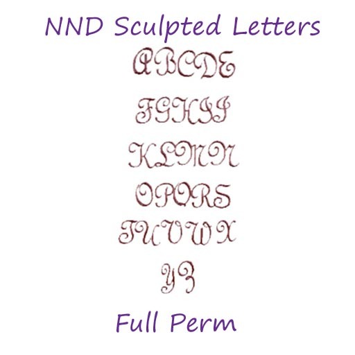 NND Sculpted Letters Full Perm