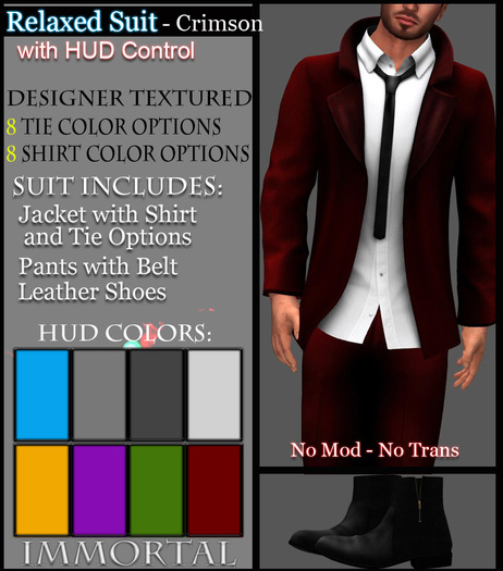 .:Immortal:. -  Relaxed Pinstripe Suit (BOXED)