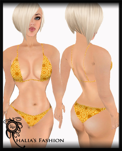 *Thalia* Bikini - Yellow