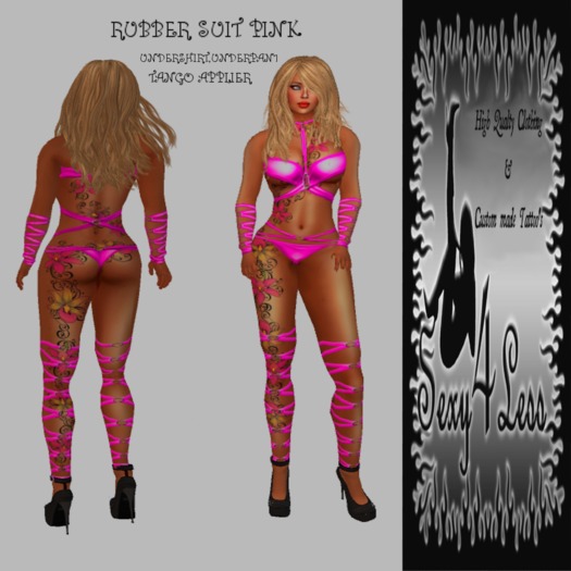 S4L RUBBER SUIT PINK + TANGO APPLIER