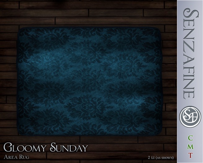 .:SF:. "Gloomy Sunday" Area Rug