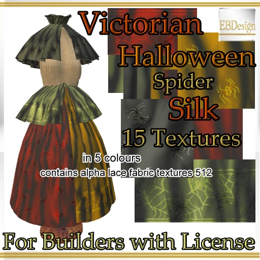 EBDesign - Victorian Halloween Spider Silk