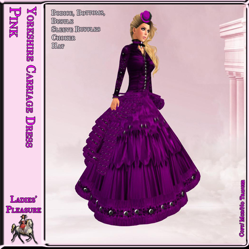 ~LP~Yorkshire Carriage Dress (Boxed) Pink