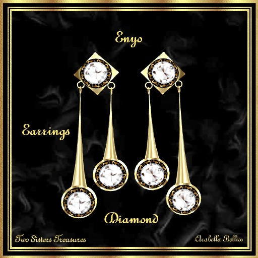 TST - ENYO DIAMOND EARRINGS YG.